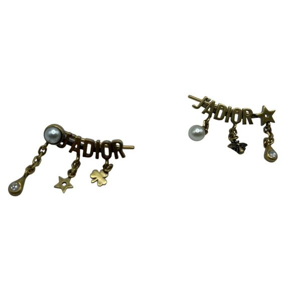 Pearl & Crystal J'Adior Ear Climbers (4399) - Picture 1 of 4